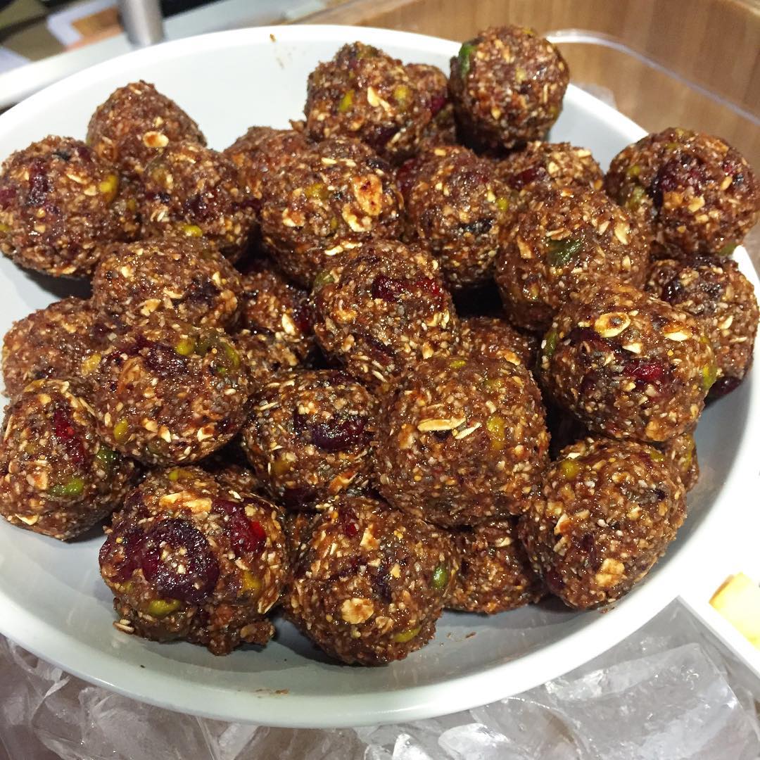 Made these cranberry pistachio energy bites to fuel the studentshellip