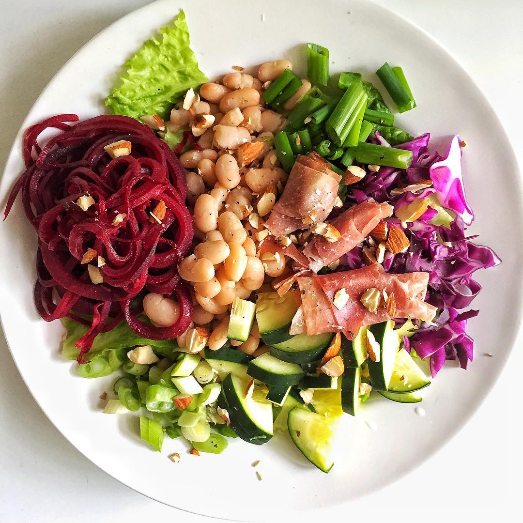 Lunch  clean out the fridge and pantry spiralized ahellip